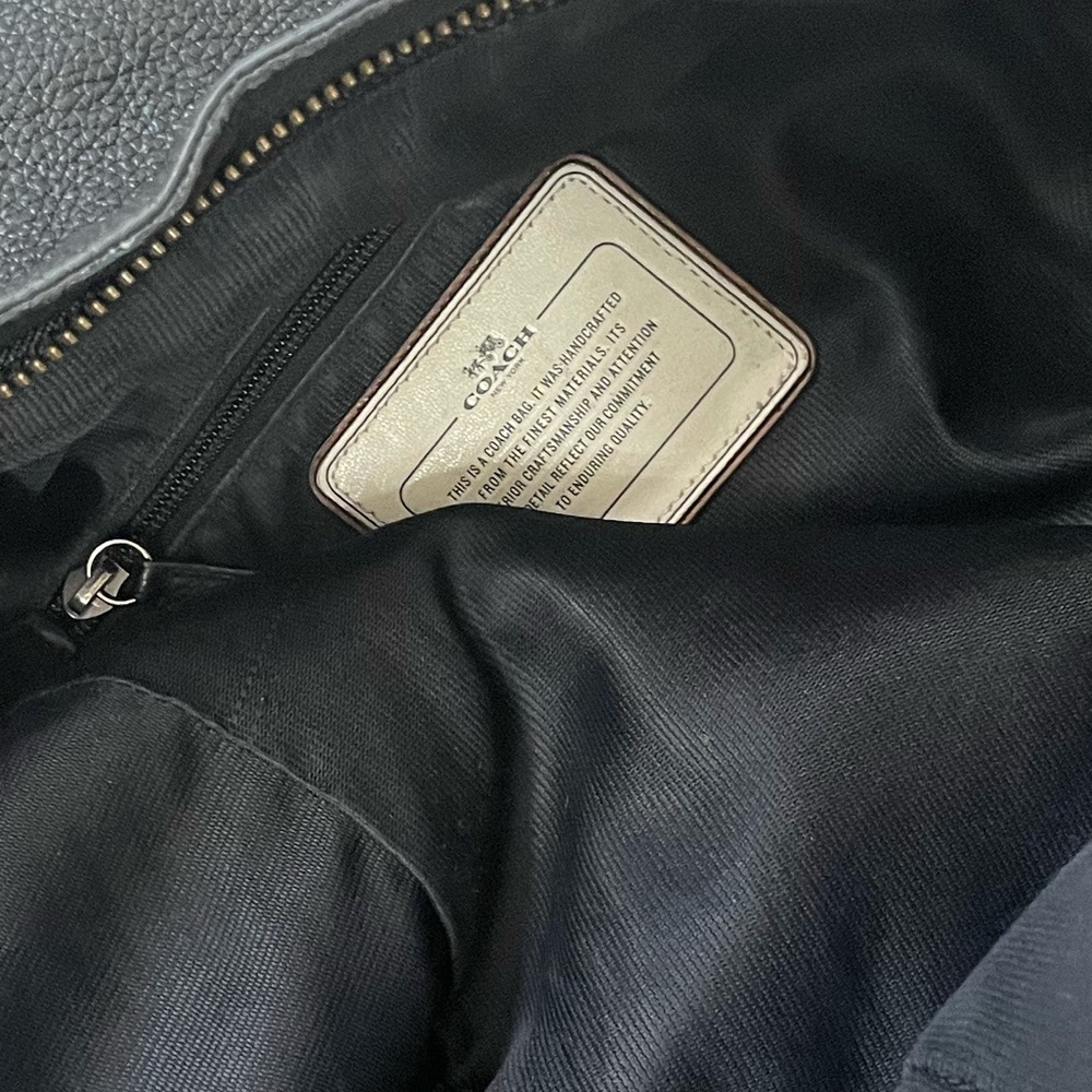 Authentic Coach Leather Book bag - Picture 3 of 5